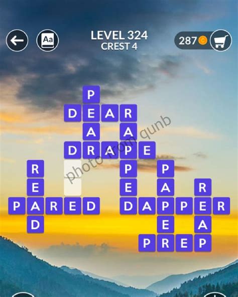 wordscapes level 324.